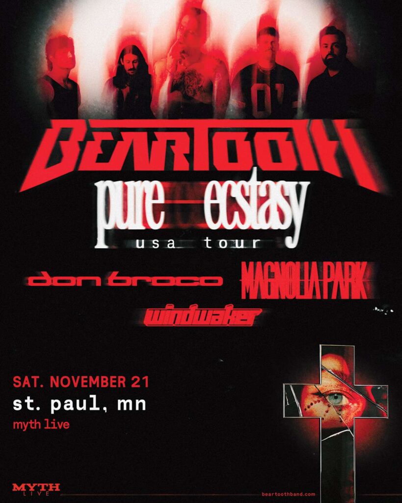 Beartooth: Pure Ecstasy World Tour 5 beartooth pure ecstasy world tour