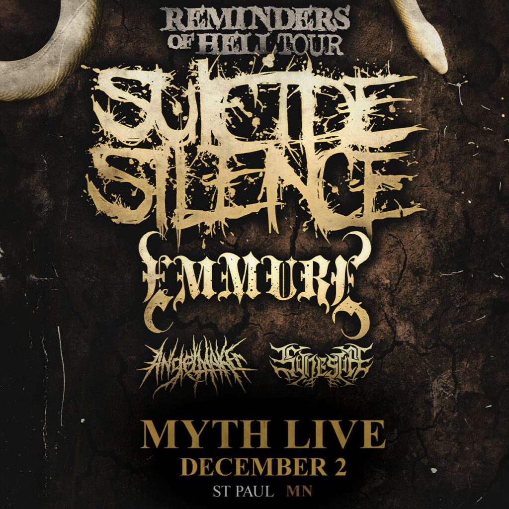 Suicide Silence: REMINDERS OF HELL TOUR 2 suicide silence reminders of hell tour